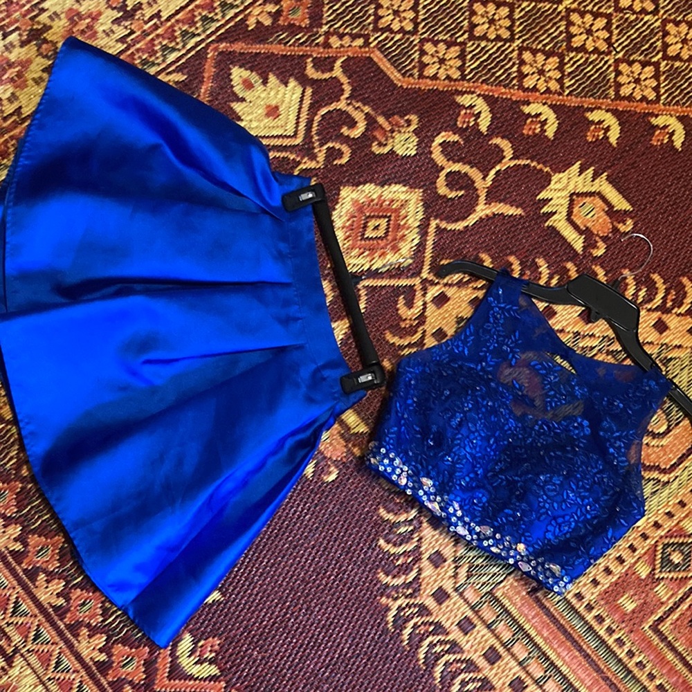Blue Homecoming Dress